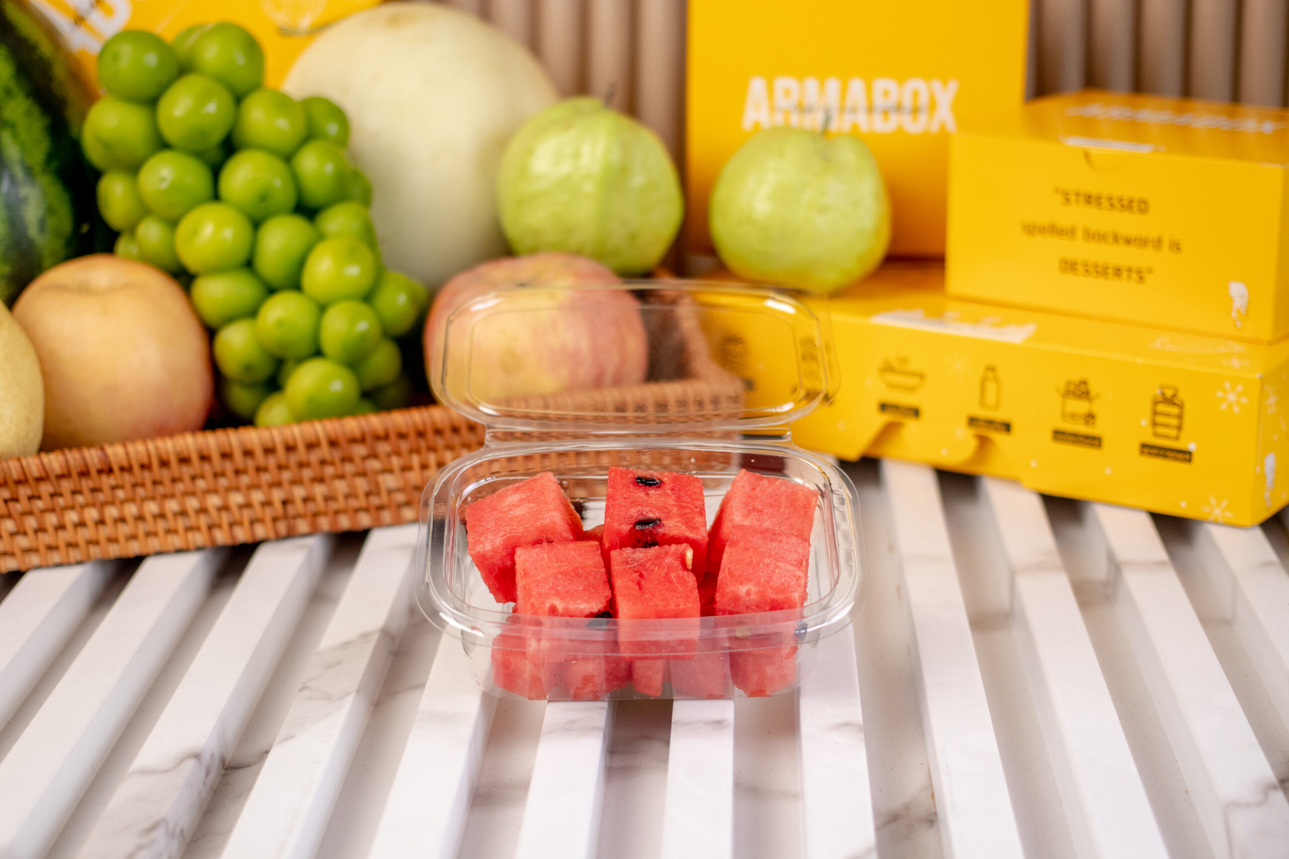 F-แตงโม (กล่องใส)